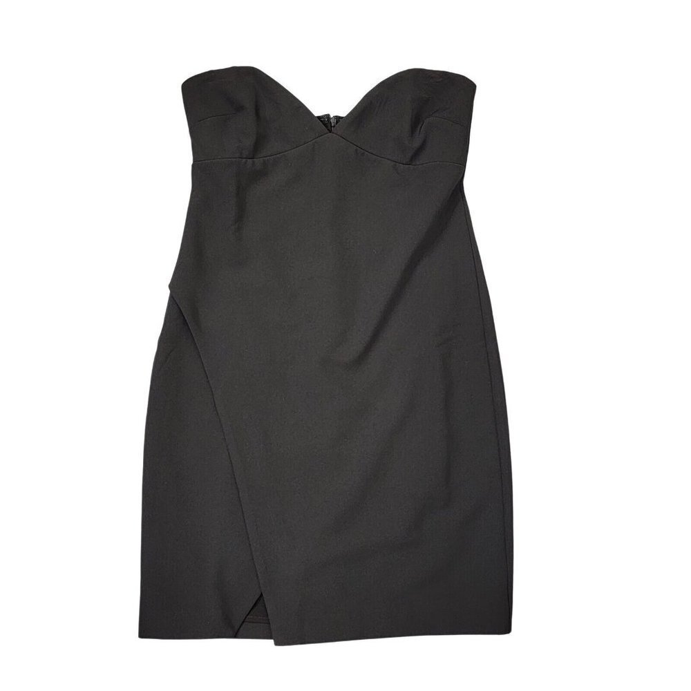 Chrissy Teigen Mini Dress Size Large Black Revolve Ivy Strapless Evening Gown